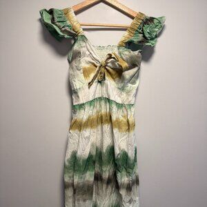 Green Ombre Maxi Dress O/S